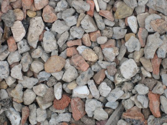 Detail of recycled Concrete Aggregate from 40 ml - 20 ml mix - A1 Concrete Recyclers Minto