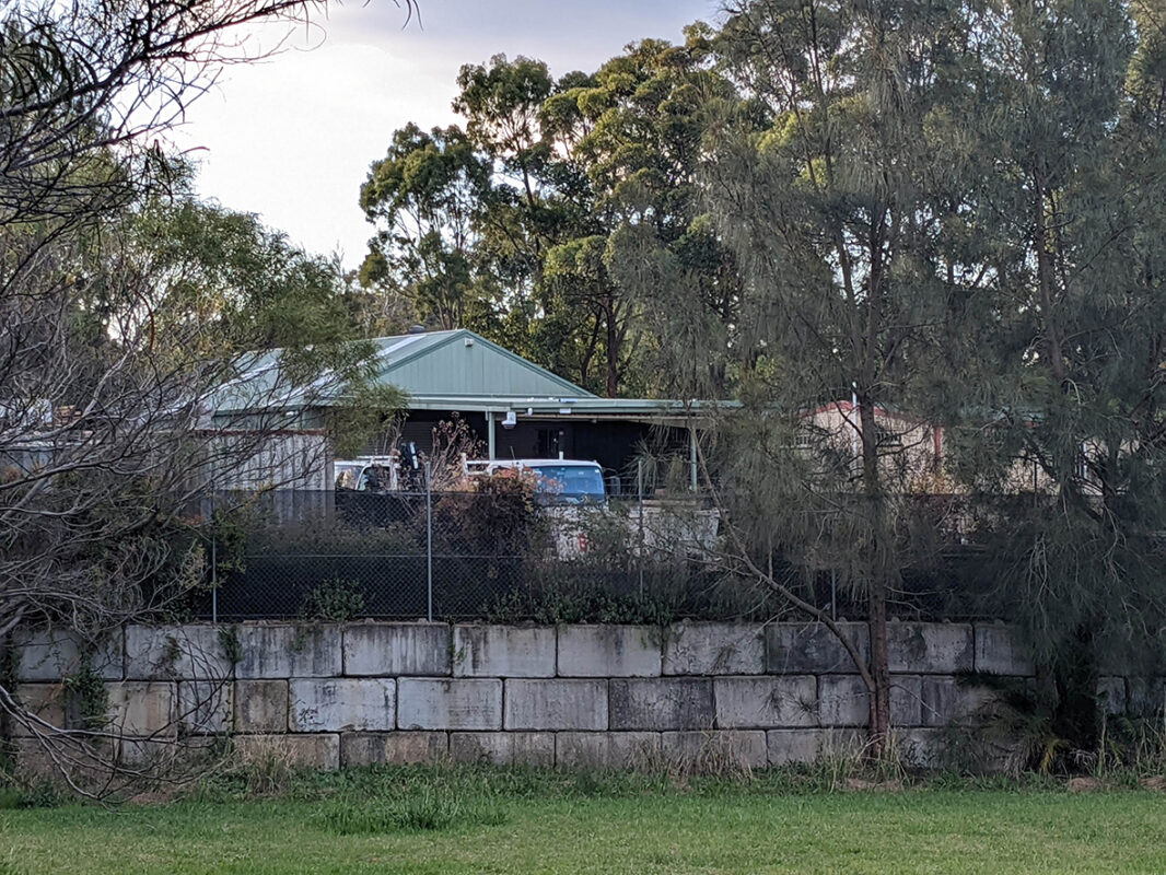 larger Interlocking concrete blocks for retaining walls for a bush site